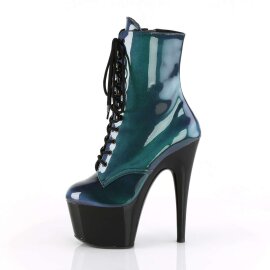 Pleaser Botín ADORE-1020SHG Lila-Verde Negro EU-35 / US-5