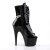 Pleaser Botín ADORE-1021 Negro EU-35 / US-5