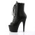 Pleaser Botín ADORE-1021 Negro EU-35 / US-5