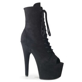 Pleaser Botín ADORE-1021FS Negro Ante EU-42 / US-12