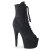 Pleaser Botín ADORE-1021FS Negro Ante EU-35 / US-5