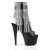 Pleaser Botín ADORE-1024RSF Negro Plata EU-40 / US-10