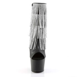 Pleaser Botín ADORE-1024RSF Negro Plata EU-39 / US-9