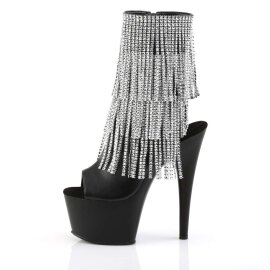 Pleaser Botín ADORE-1024RSF Negro Plata EU-39 / US-9
