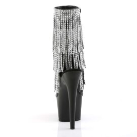 Pleaser Botín ADORE-1024RSF Negro Plata EU-39 / US-9