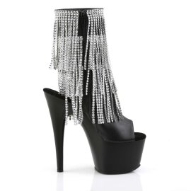 Pleaser Botín ADORE-1024RSF Negro Plata EU-39 / US-9