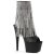 Pleaser Botín ADORE-1024RSF Negro Plata EU-39 / US-9