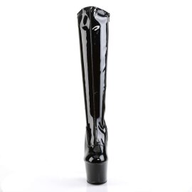 Pleaser Bota ADORE-2000 Negro Charol ElásticoEU-35...