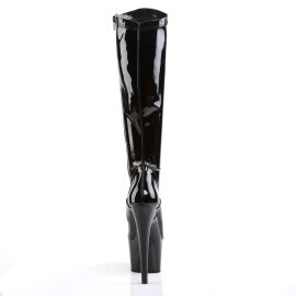 Pleaser Bota ADORE-2000 Negro Charol ElásticoEU-35 / US-5