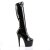Pleaser Bota ADORE-2000 Negro Charol ElásticoEU-35 / US-5