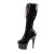 Pleaser Bota ADORE-2023 Negro Charol ElásticoEU-42 / US-12