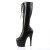 Pleaser Bota ADORE-2023 Negro Charol ElásticoEU-42 / US-12