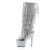 Pleaser Bota ADORE-2024RSF Plata Metálico Metalizado EU-35 / US-5