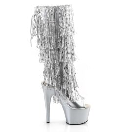 Pleaser Bota ADORE-2024RSF Plata Metálico Metalizado EU-38 / US-8