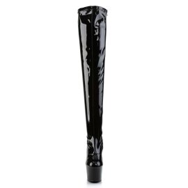 Pleaser Bota Alta ADORE-3000 Negro Charol...
