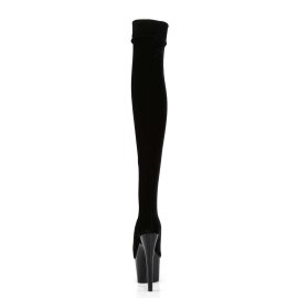 Pleaser Bota Alta ADORE-3002 Negro Charol ElásticoEU-40 / US-10