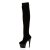 Pleaser Bota Alta ADORE-3002 Negro Charol ElásticoEU-40 / US-10