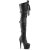 Pleaser Bota Alta ADORE-3028 Negro Charol Elástico EU-35 / US-5