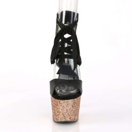 Pleaser Sandalia de Tacón ADORE-700-14LG Negro...