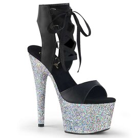 Pleaser Sandalia de Tacón ADORE-700-14LG Negro...