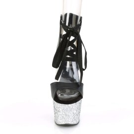 Pleaser Sandalia de Tacón ADORE-700-14LG Negro...