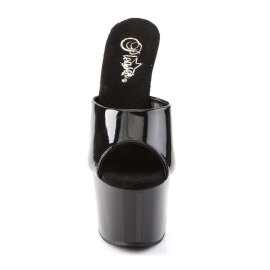Pleaser Zapato Abierto ADORE-701 Negro Charolo EU-35 / US-5