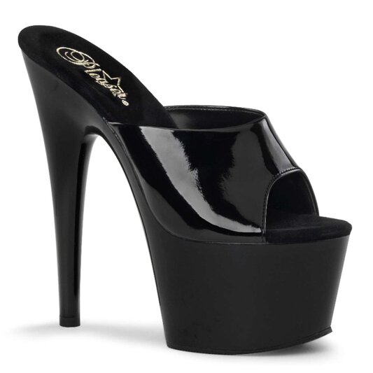Pleaser Zapato Abierto ADORE-701 Negro Charolo EU-37 / US-7