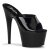 Pleaser Zapato Abierto ADORE-701 Negro Charolo EU-37 / US-7