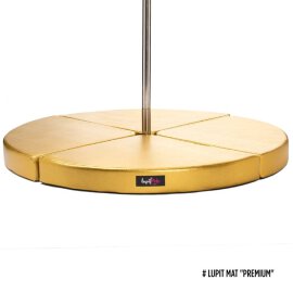 Pole Dance Mat Lupit Pole PREMIUM Gold 12 cm