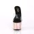 Pleaser Zapato Abierto ADORE-701 Transparente Oro Rosado Claro Metalizado EU-35 / US-5