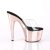 Pleaser Zapato Abierto ADORE-701 Transparente Oro Rosado Claro Metalizado EU-35 / US-5