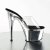 Pleaser Zapato Abierto ADORE-701 Plata Transparente Metalizado EU-35 / US-5