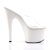 Pleaser Zapato Abierto ADORE-701 Blanco Transparente EU-35 / US-5