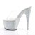 Pleaser Zapato Abierto ADORE-701LG Plata Transparente Multi Purpurina EU-38 / US-8