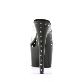 Pleaser Zapato Abierto ADORE-701LS Negro Transparente EU-37 / US-7