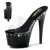 Pleaser Zapato Abierto ADORE-701LS Negro Transparente EU-37 / US-7