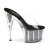 Pleaser Zapato Abierto ADORE-701SRS Plata Transparente EU-35 / US-5