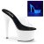 Pleaser Zapato Abierto ADORE-701UV Transparente Blanco-Neón EU-35 / US-5