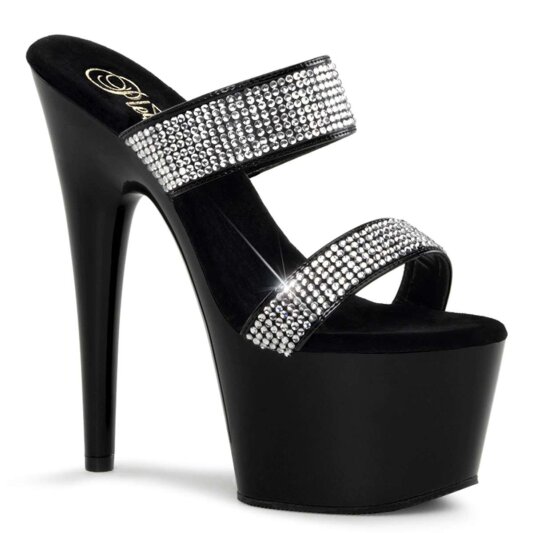 Pleaser Zapato Abierto ADORE-702-2 Negro EU-35 / US-5
