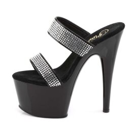 Pleaser Zapato Abierto ADORE-702-2 Negro EU-35 / US-5
