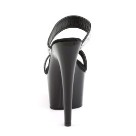 Pleaser Zapato Abierto ADORE-702-2 Negro EU-35 / US-5