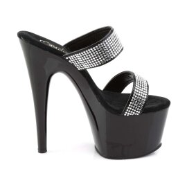 Pleaser Zapato Abierto ADORE-702-2 Negro EU-35 / US-5
