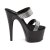 Pleaser Zapato Abierto ADORE-702-2 Negro EU-37 / US-7