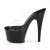 Pleaser Zapato Abierto ADORE-702 Negro Transparente EU-35 / US-5
