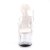 Pleaser Zapato Abierto ADORE-702 Plata Transparente EU-35 / US-5