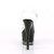 Pleaser Sandalia de Tacón ADORE-708-3 Negro Transparente Plata Lentejuelas EU-42 / US-12