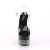 Pleaser Sandalia de Tacón ADORE-708-3 Negro Transparente Plata Lentejuelas EU-38 / US-8