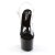 Pleaser Sandalia de Tacón ADORE-708 Negro Transparente EU-35 / US-5