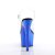 Pleaser Sandalia de Tacón ADORE-708 Transparente Azul Metalizado EU-35 / US-5