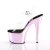 Pleaser Sandalia de Tacón ADORE-708 Transparente Rosa Metalizado EU-40 / US-10